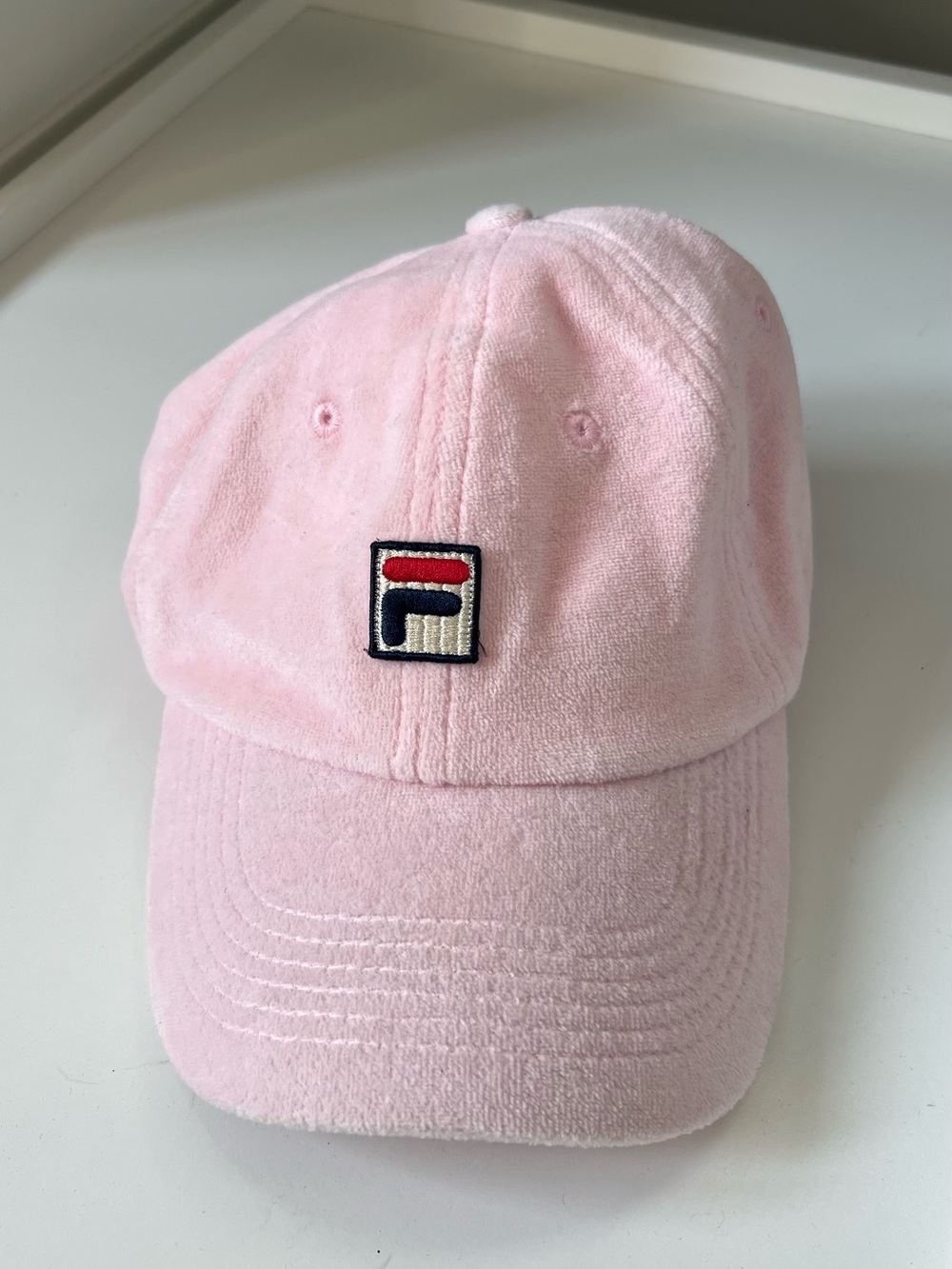 Pink Fila hat